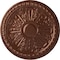 Ekena Millwork Raymond Ceiling Medallion (Fits Canopies up to 5 3/8"), Hand-Painted Copper Penny, 18"OD x 1 1/4"P CM18RA2CPS - alternate 1